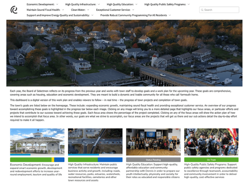 Yarmouth, MA Public Dashboard