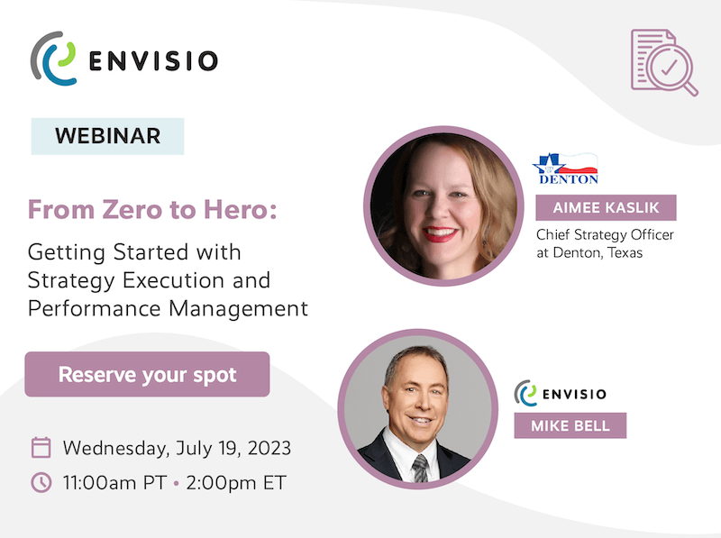 Image of speakers for July Envisio webinar with City of Denton