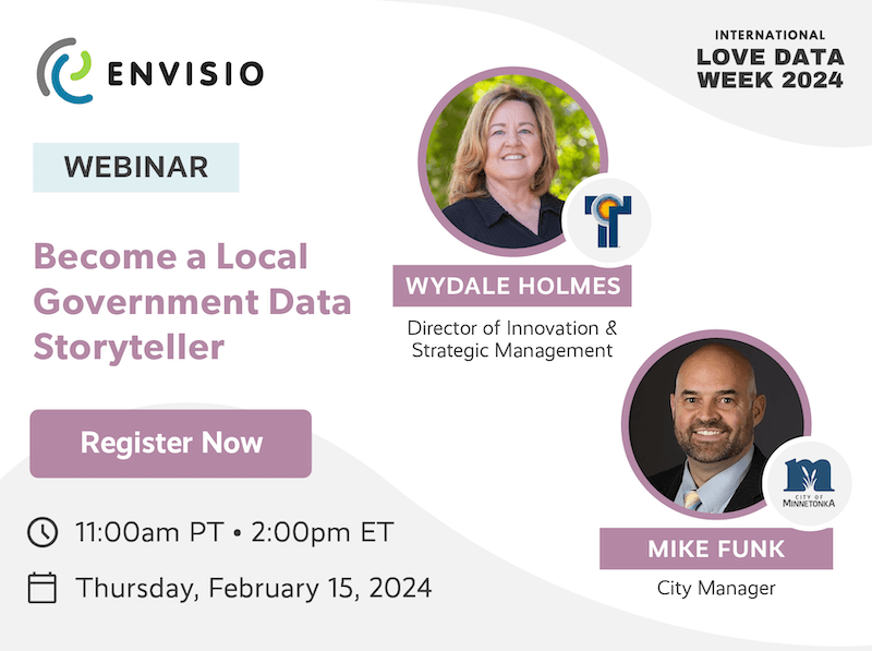 Image of Local Government Data Storytelling Webinar Speakers
