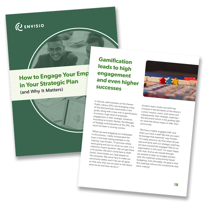How to Engage Employees in Your Strategic Plan Guide Image Guide Envisio Local Government