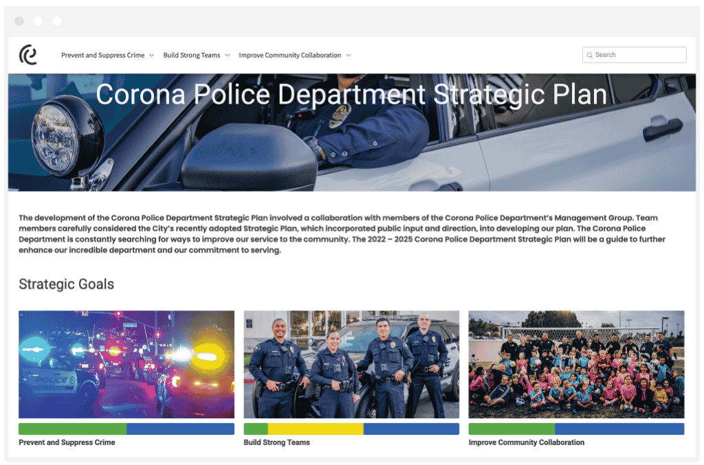Public Safety Dashboard Examples | Envisio
