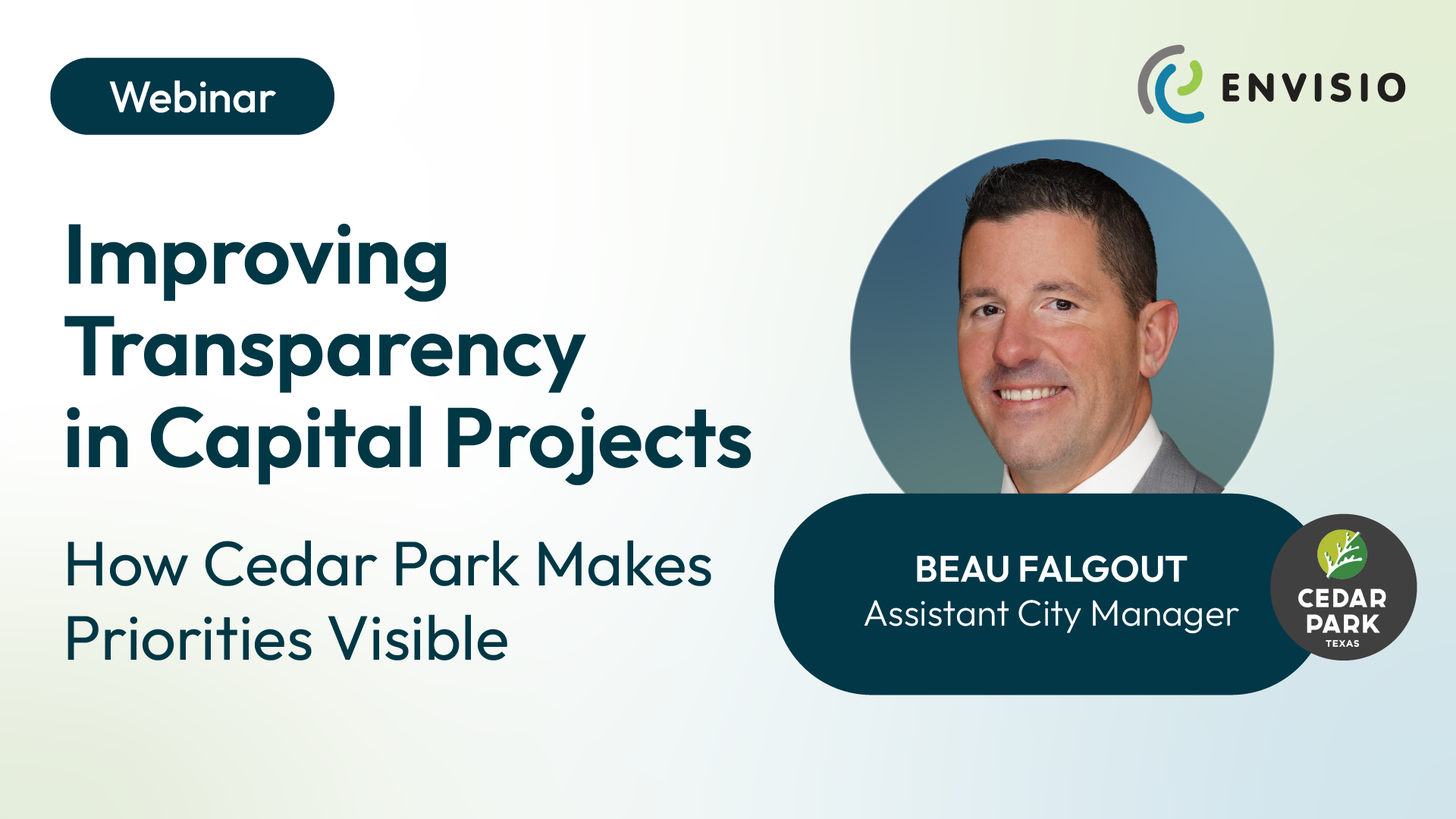Improving Transparency in Capital Projects Webinar