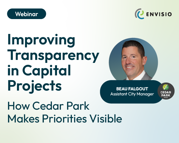 Improving Transparency in Capital Projects Webinar