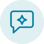 icon resembling speech bubble